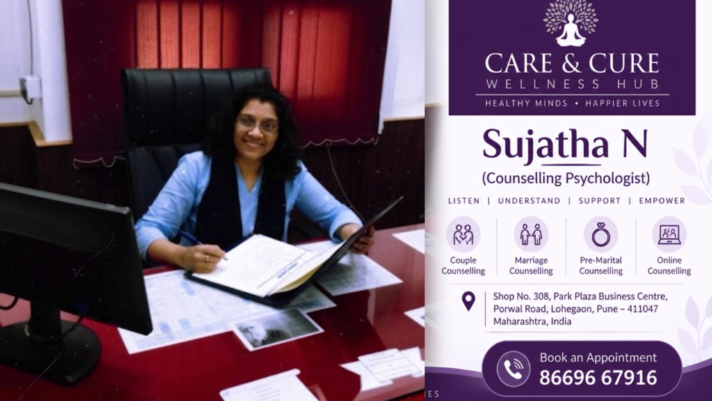 Best Couple Counselling service in Pune Lohegaon | Sujatha N | Care & Cure Wellness Hub